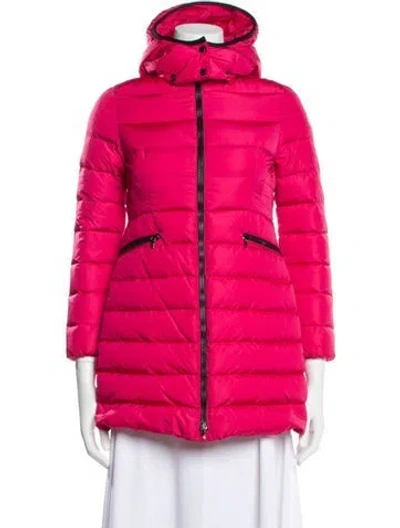 Pre-owned Moncler Nylon Jacket In Red