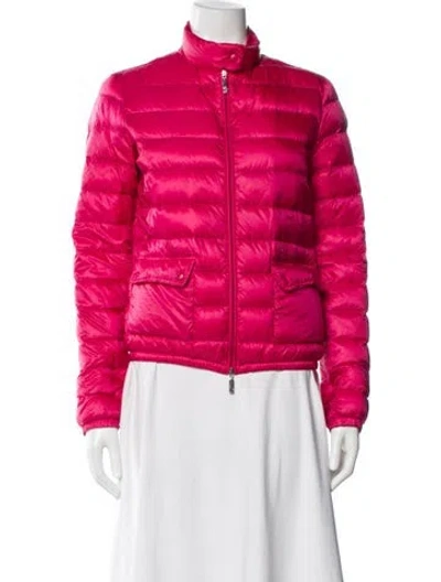 Pre-owned Moncler Nylon Jacket In Red