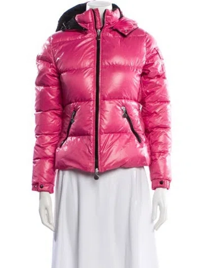 Pre-owned Moncler Nylon Jacket In Red
