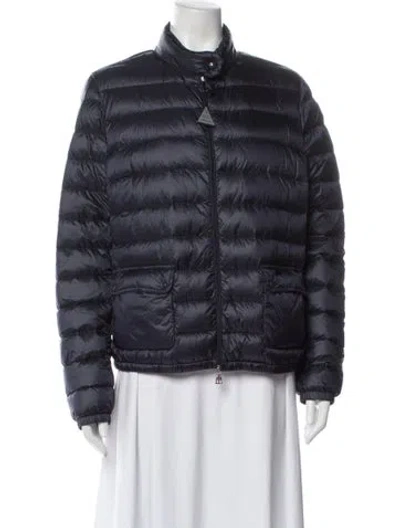 Pre-owned Moncler Nylon Jacket W/ Tags In Blue