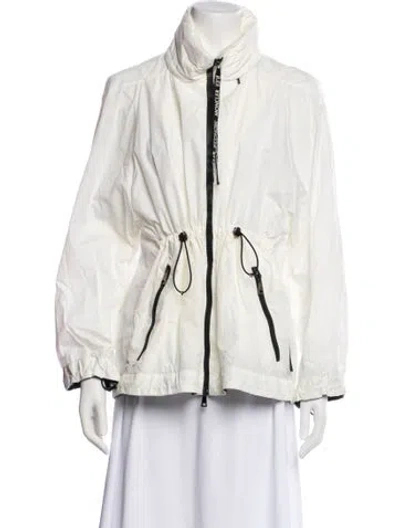 Pre-owned Moncler Nylon Jacket In White