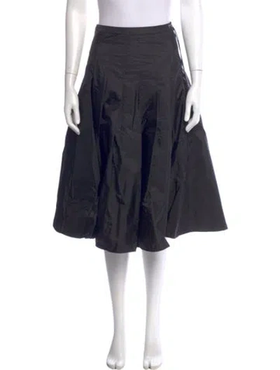 Pre-owned Moncler Nylon Knee-length Skirt In Blue