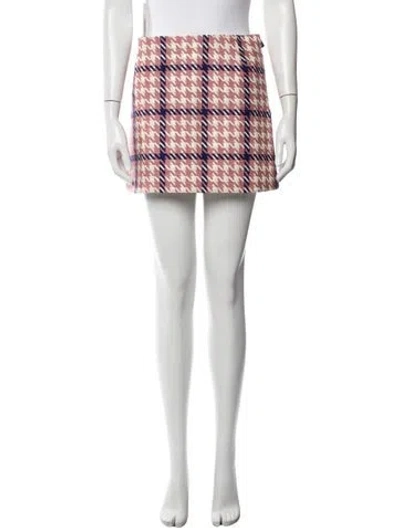 Pre-owned Moncler Nylon Mini Skirt In Multi