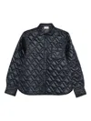 Moncler Quilted Pocket Overshirt In Black