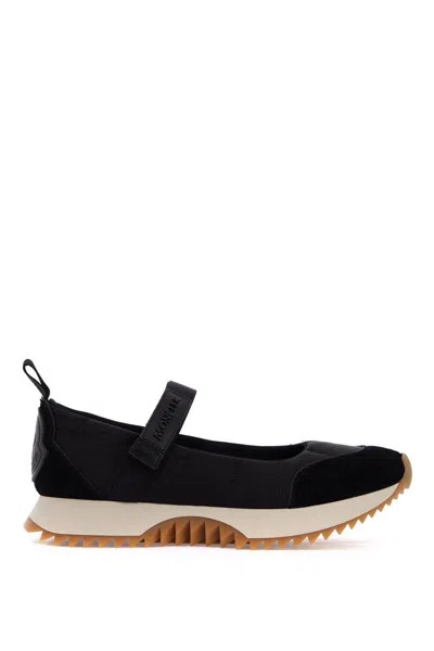 Moncler Pacey Ballet Sneakers In Black