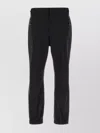 Moncler Nylon Pant With Adjustable Cuffs And Elastic Waistband In Black