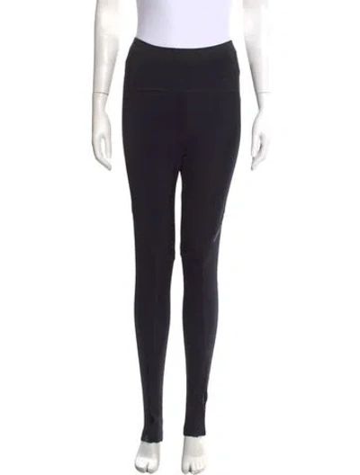 Pre-owned Moncler Nylon Pants In Black