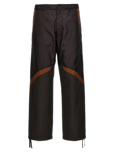 Moncler Nylon Pants In Brown
