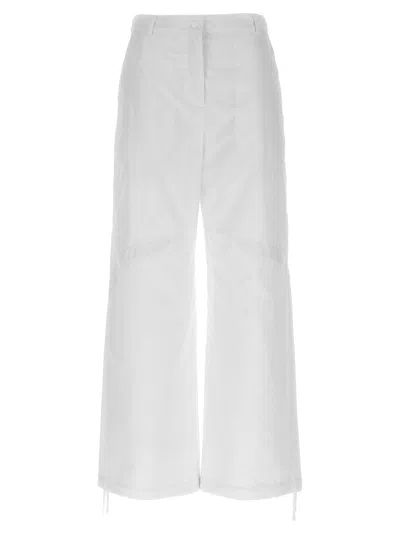 Moncler Nylon Pants In White