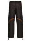 Moncler Graphite Nylon Pant In Black