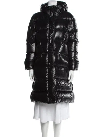 Pre-owned Moncler Nylon Parka In Black