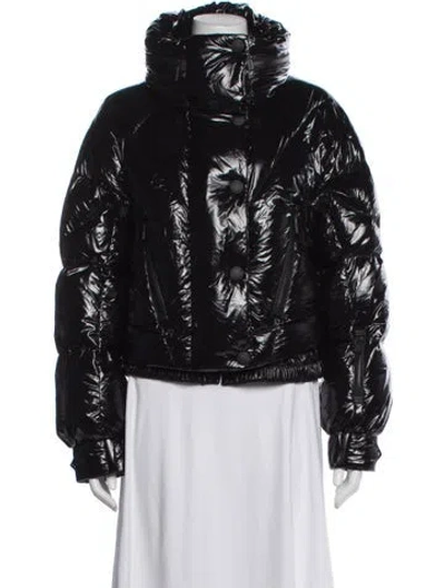 Pre-owned Moncler Nylon Parka In Black