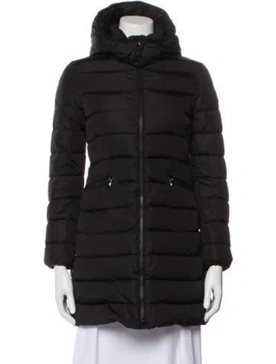 Pre-owned Moncler Nylon Parka In Black