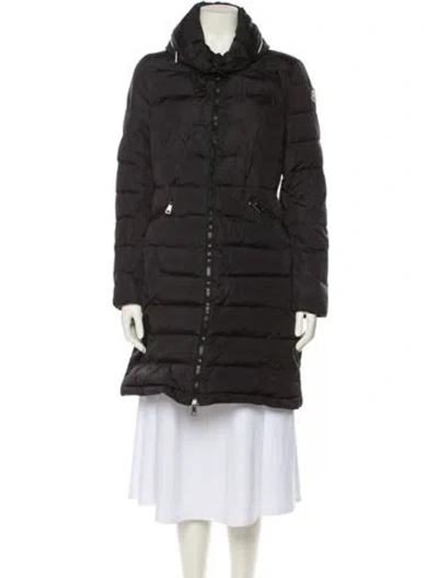 Pre-owned Moncler Nylon Parka In Gray