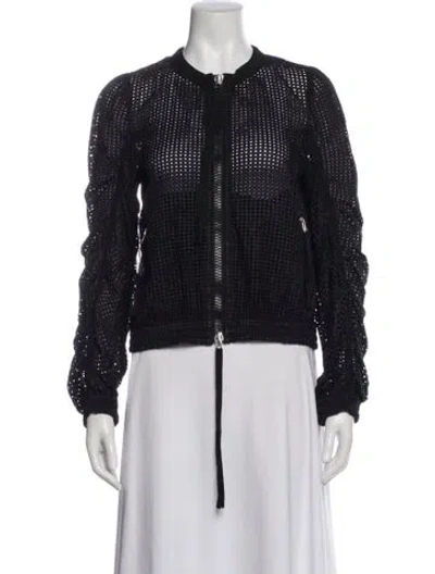 Pre-owned Moncler Nylon Printed Evening Jacket In Multi