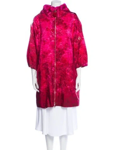 Pre-owned Moncler Nylon Printed Jacket In Multi