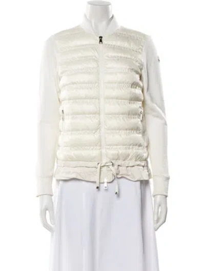 Pre-owned Moncler Nylon Puffer Jacket In Neutral