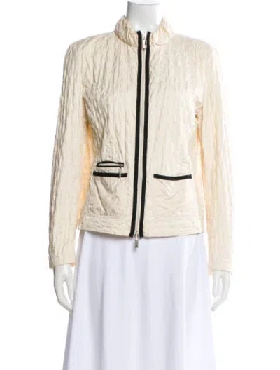 Pre-owned Moncler Nylon Puffer Jacket In Neutral