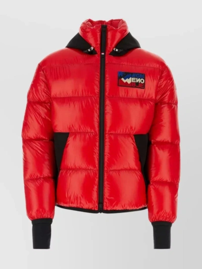Moncler Marcassin Down Jacket In Red