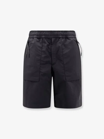 Moncler Nylon Shorts In Black