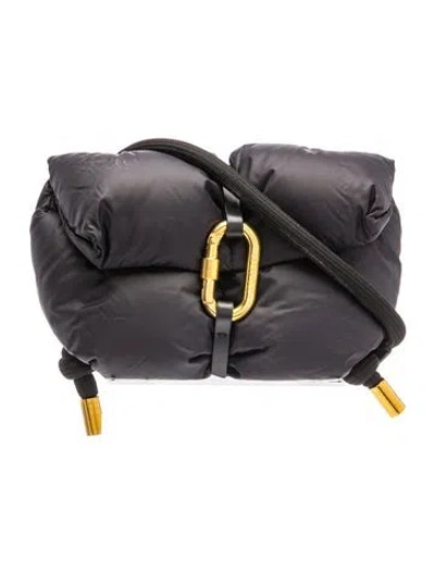 Pre-owned Moncler Nylon Shoulder Bag In Black