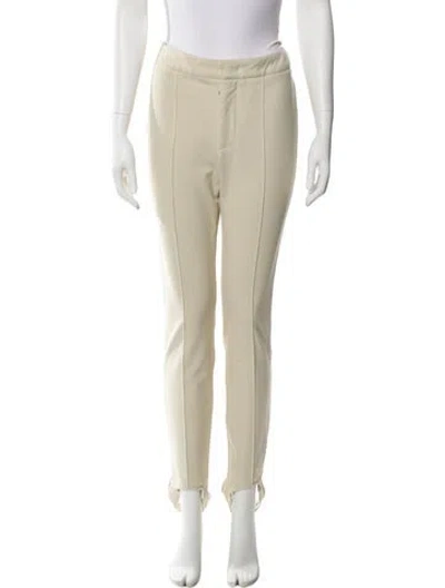 Pre-owned Moncler Nylon Skinny Leg Pants In Neutral