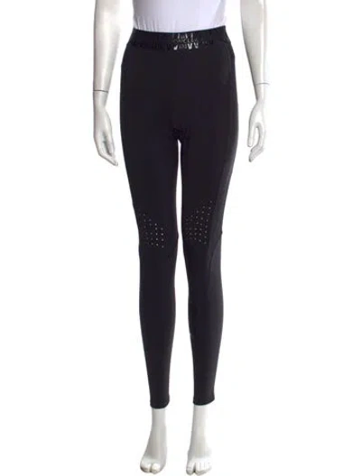 Pre-owned Moncler Nylon Skinny Leg Pants W/ Tags In Black