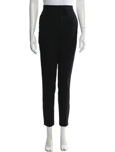 Pre-owned Moncler Nylon Straight Leg Pants In Black