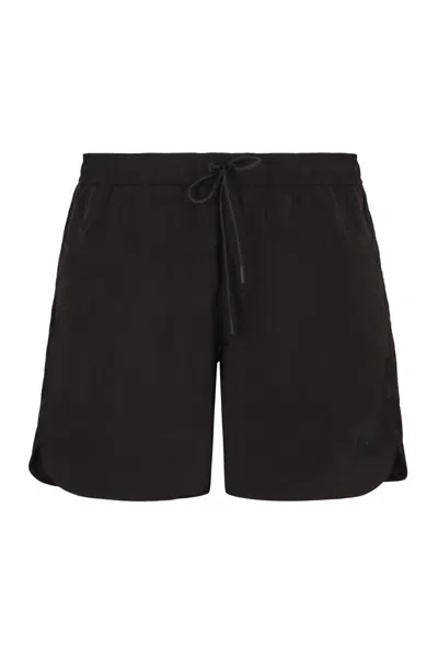 Moncler Nylon Swim Shorts In Black