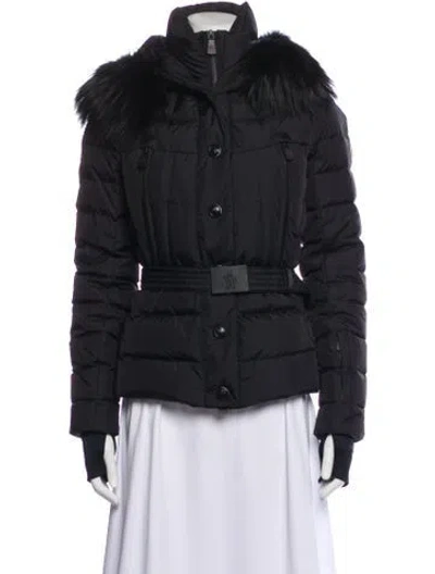 Pre-owned Moncler Nylon Utility Jacket In Black