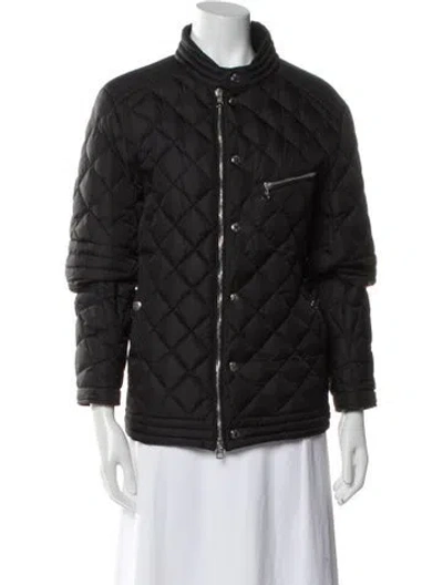 Pre-owned Moncler Nylon Utility Jacket In Black