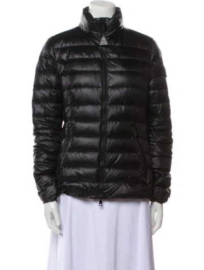 Pre-owned Moncler Nylon Utility Jacket In Black