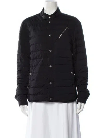 Pre-owned Moncler Nylon Utility Jacket In Gray