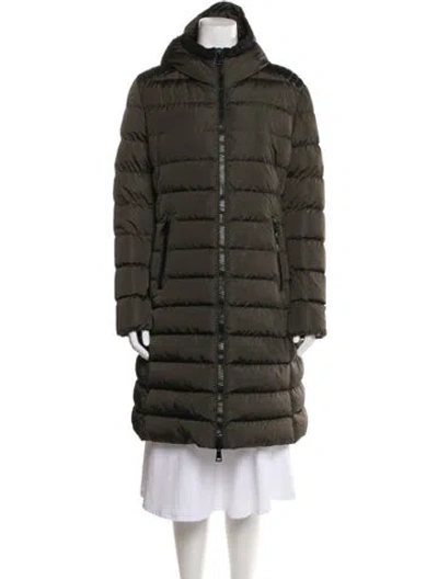 Pre-owned Moncler Nylon Utility Jacket In Green