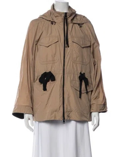 Pre-owned Moncler Nylon Utility Jacket In Neutral