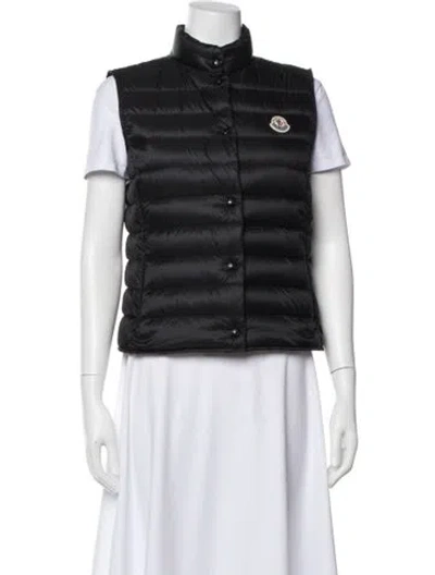 Pre-owned Moncler Nylon Vest In Black