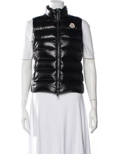 Pre-owned Moncler Nylon Vest In Black
