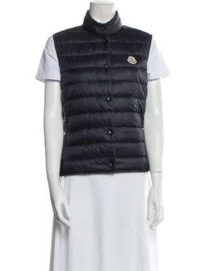 Pre-owned Moncler Nylon Vest In Blue