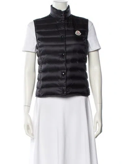 Pre-owned Moncler Nylon Vest In Blue