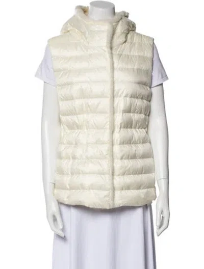 Pre-owned Moncler Nylon Vest In Neutral