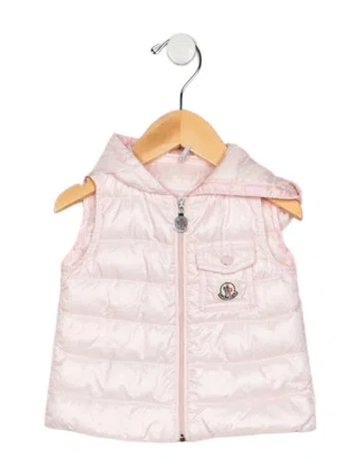 Pre-owned Moncler Babies' Nylon Vest In Pink