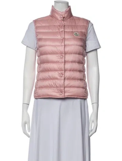 Pre-owned Moncler Nylon Vest W/ Tags In Pink