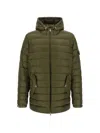 Moncler Mini Micro Ripstop Lined Coat With Adjustable Hood In Multi