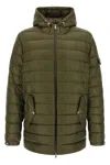 Moncler Mini Micro Ripstop Lined Coat With Adjustable Hood In Multi