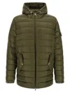 Moncler Mini Micro Ripstop Lined Coat With Adjustable Hood In Multi
