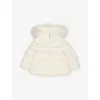 Moncler Obie Hooded Padded Shell Jacket 6 Months - 3 Years Natural In White