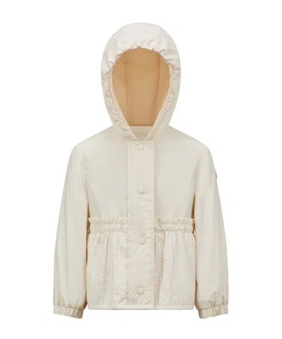 Moncler Odete Hooded Jacket In White