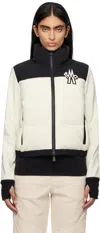 MONCLER OFF-WHITE & BLACK MAGLIA DOWN JACKET