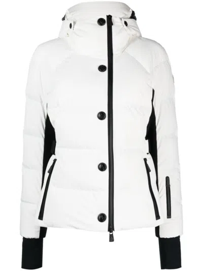 Moncler Off White Hooded Ski Jacket