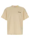 Moncler X Gilga Farm By Donald Glover Logo Patch T-shirt In Neutral